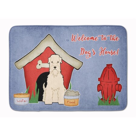 Carolines Treasures Dog House Soft Coated Wheaten Terrier Machine Washable Memory Foam Mat BB2815RUG